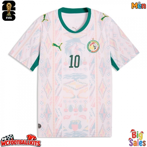 Senegal Sadio Mane #10 Replica Home Stadium Shirt World Cup 2026 Short Sleeve